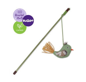 Kazoo Fantail Bird Wand Cat Toy