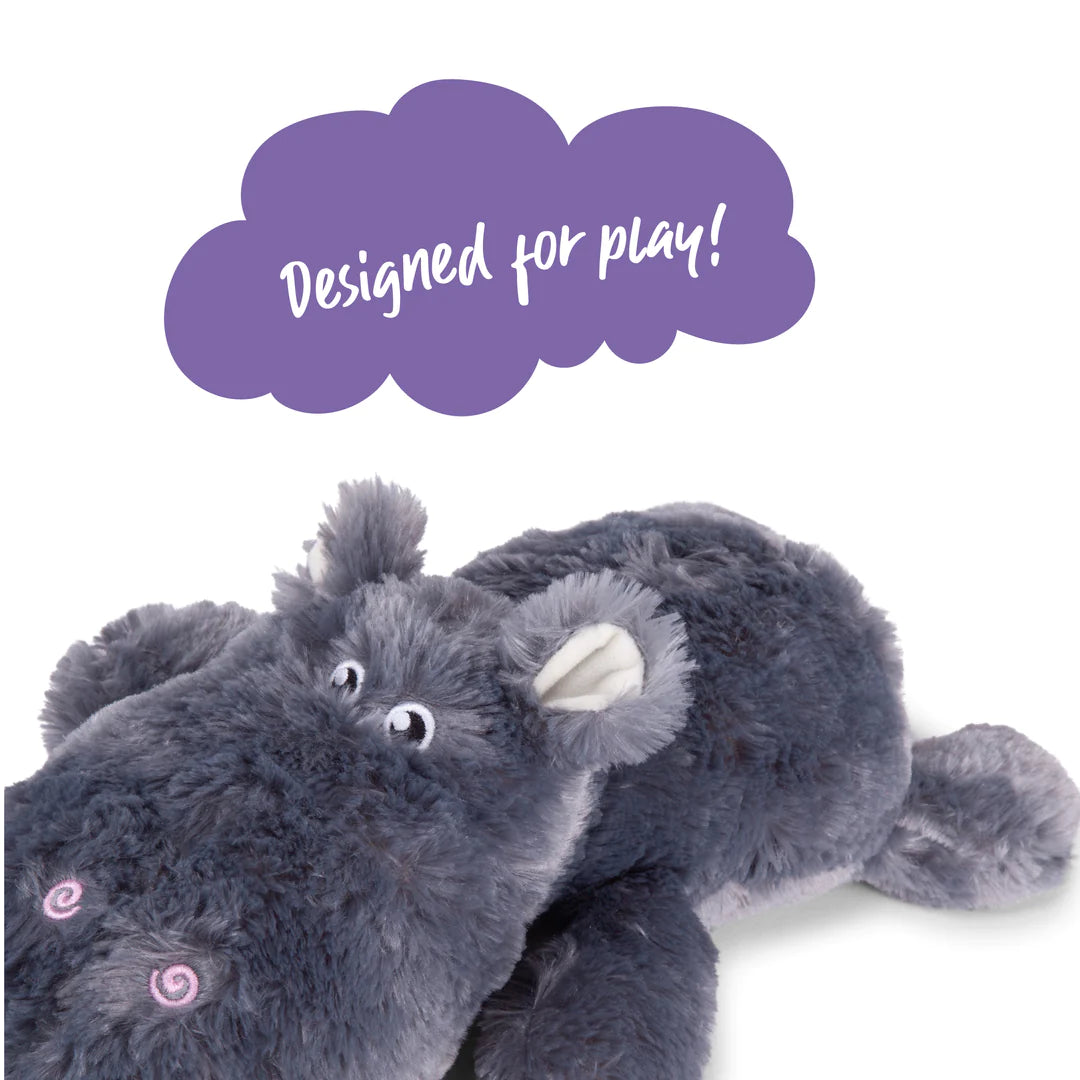 Kazoo Furries Lazy Hippo Dog Toy