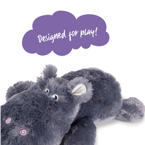 Kazoo Furries Lazy Hippo Dog Toy