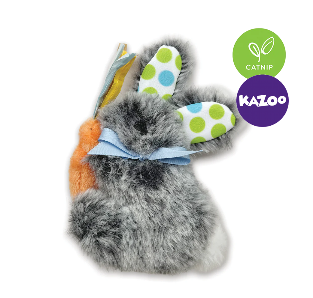 Kazoo Hungry Bunny Cat Toy