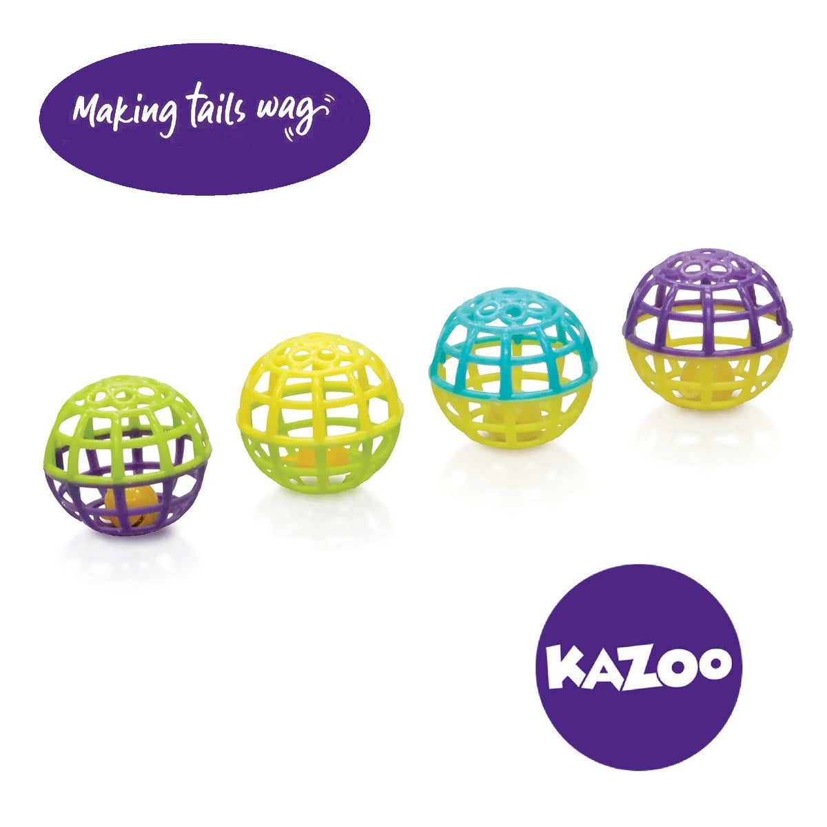 Kazoo Roller Ball - 4 Pack