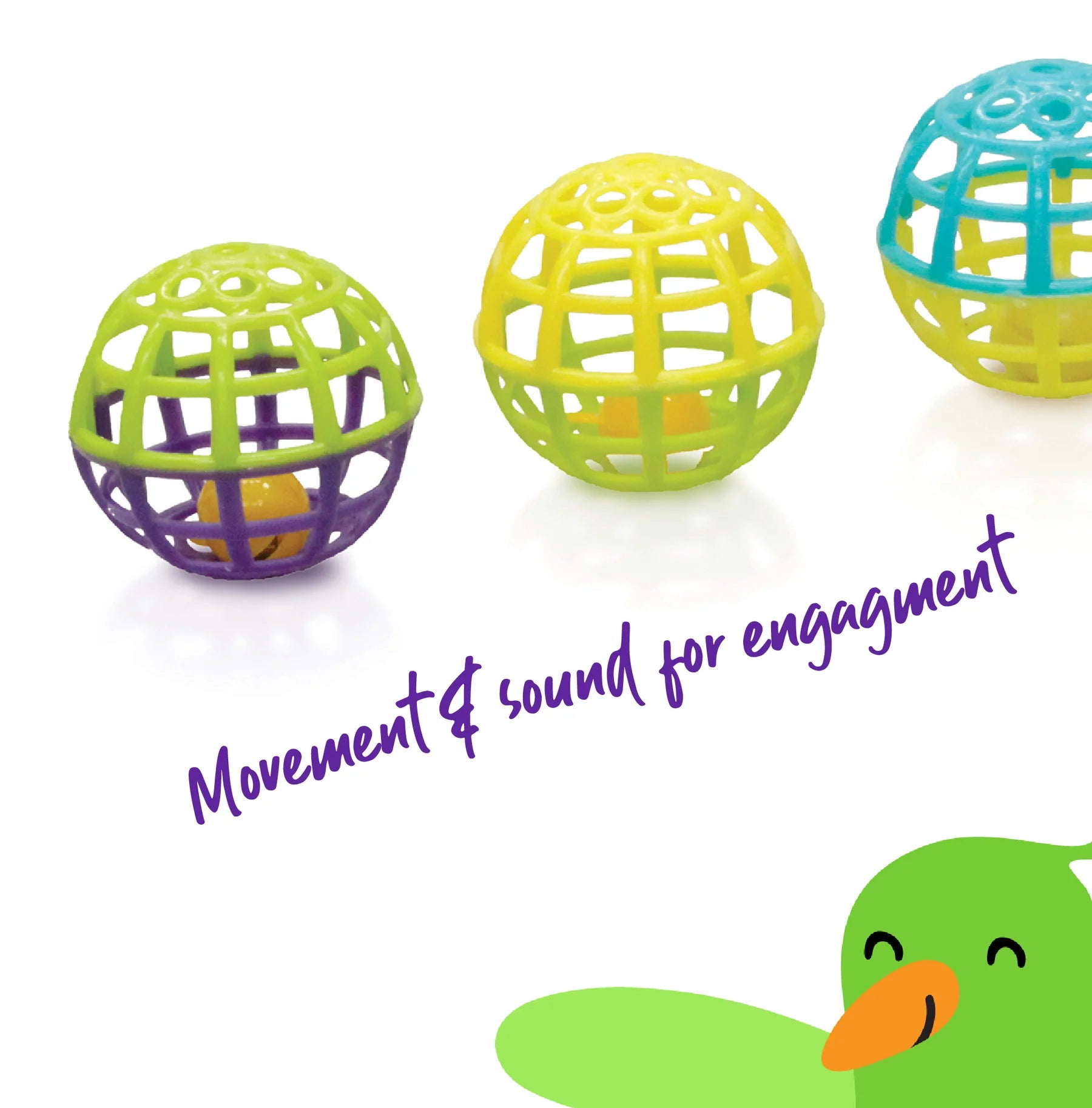 Kazoo Roller Ball - 4 Pack