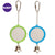 Kazoo Round Mirror with Bell