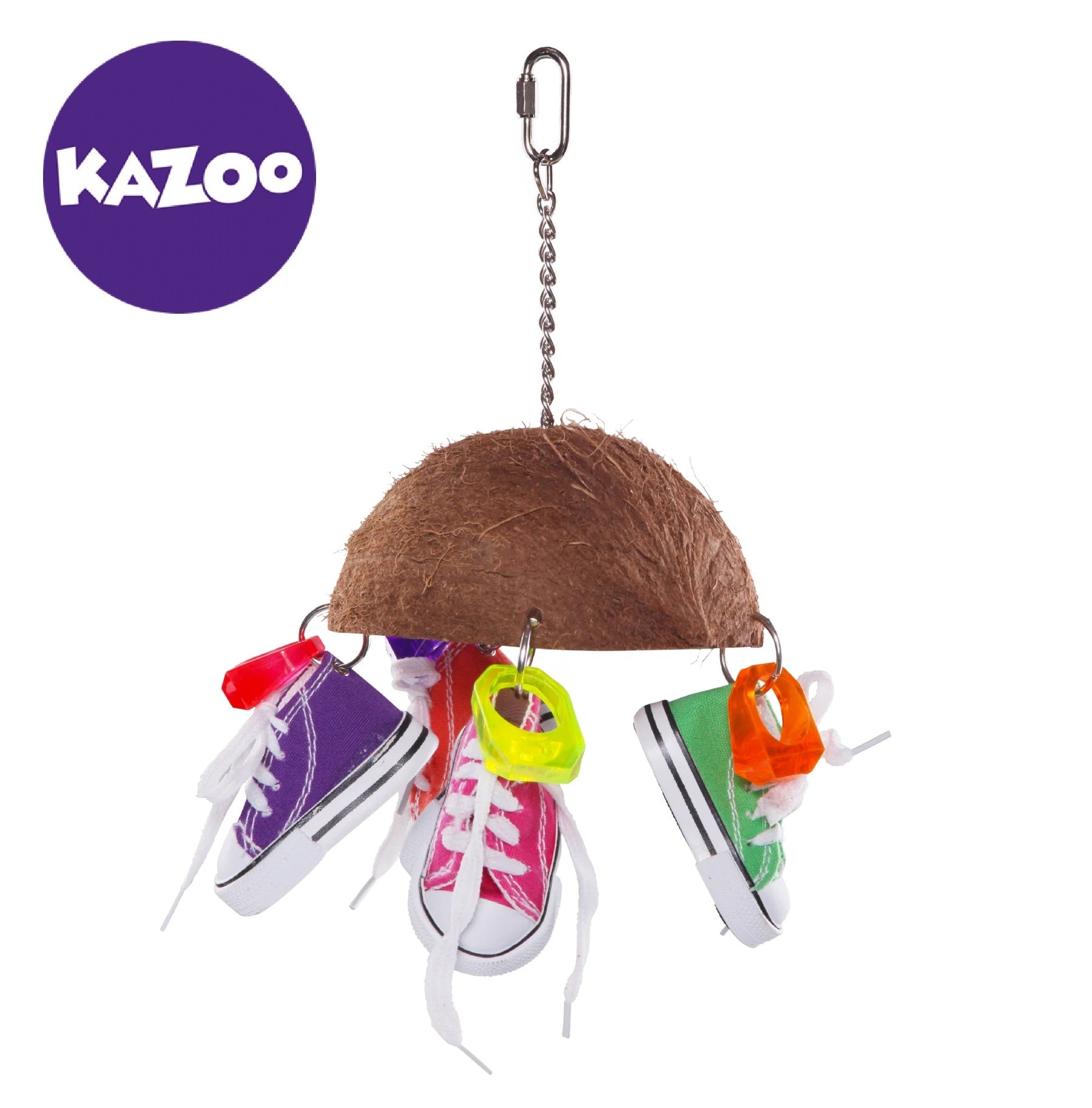 Kazoo Split Coconut Shell with Sneakers