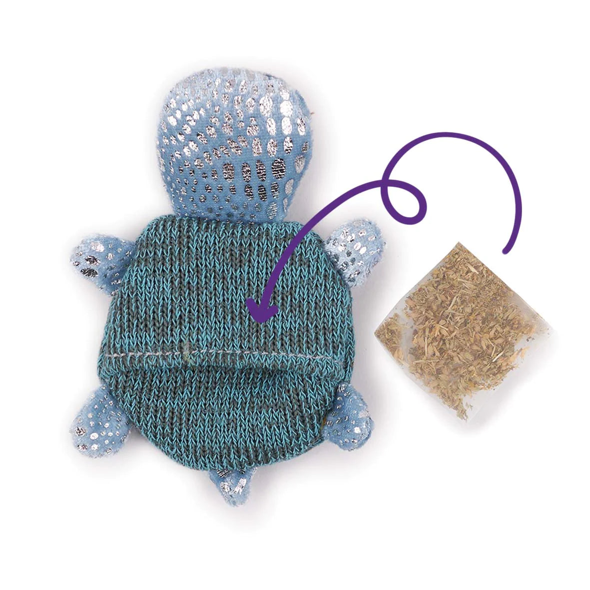 Kazoo Topsy Turtle Cat Toy