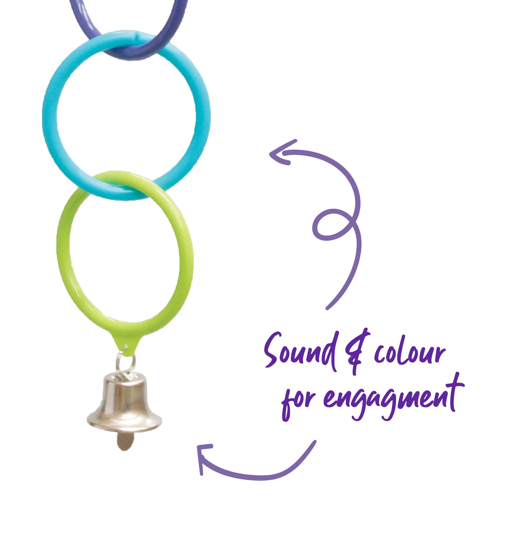 Kazoo Triple Cage Ring with Bell