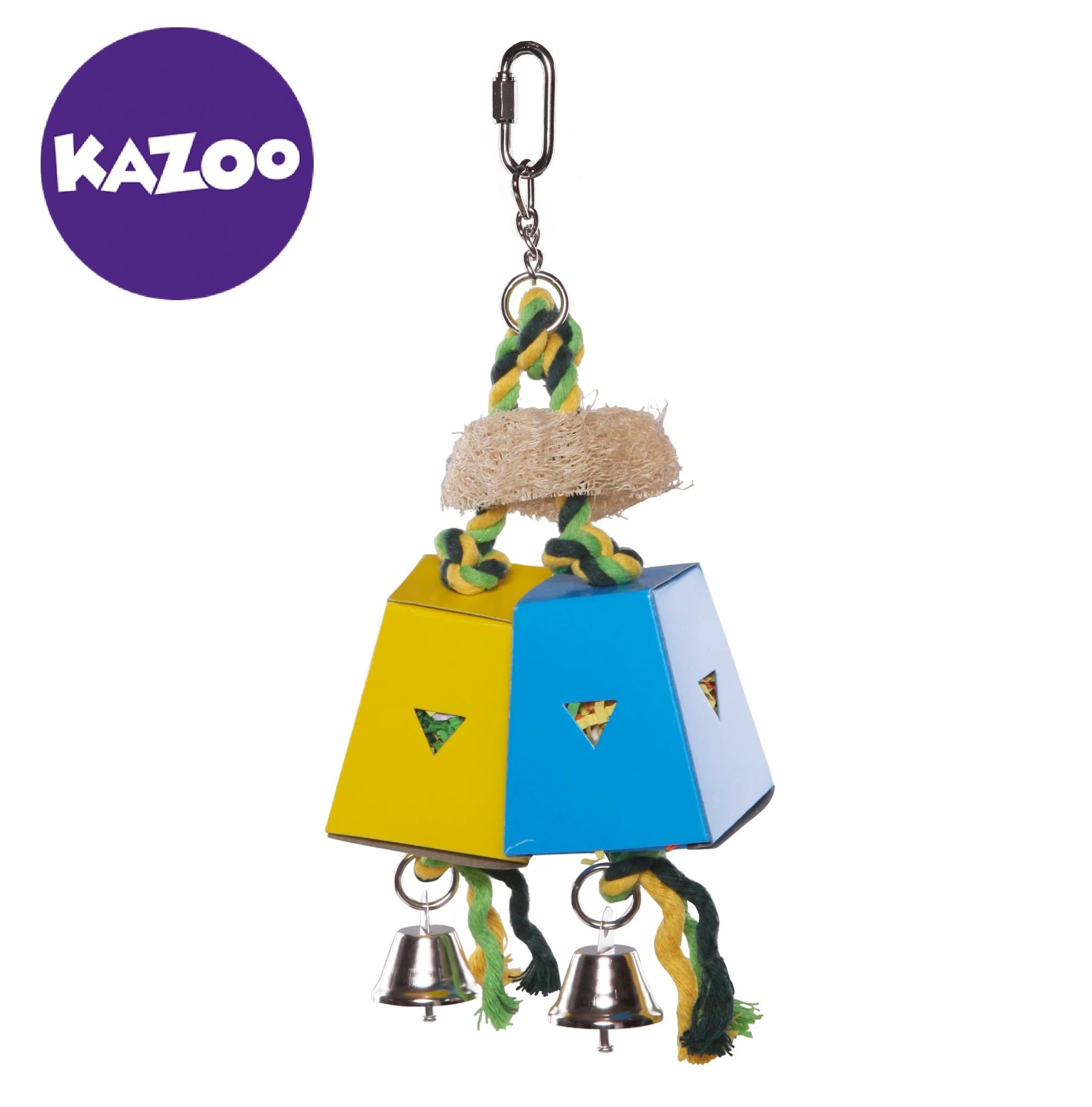 Kazoo Twin Parallel Cardboard Foraging Box