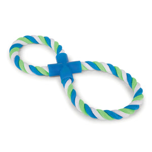 Kazoo Twisted Rope Figure 8 Tug Dog Toy