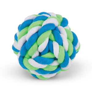 Kazoo Twisted Rope Knot Ball Dog Toy