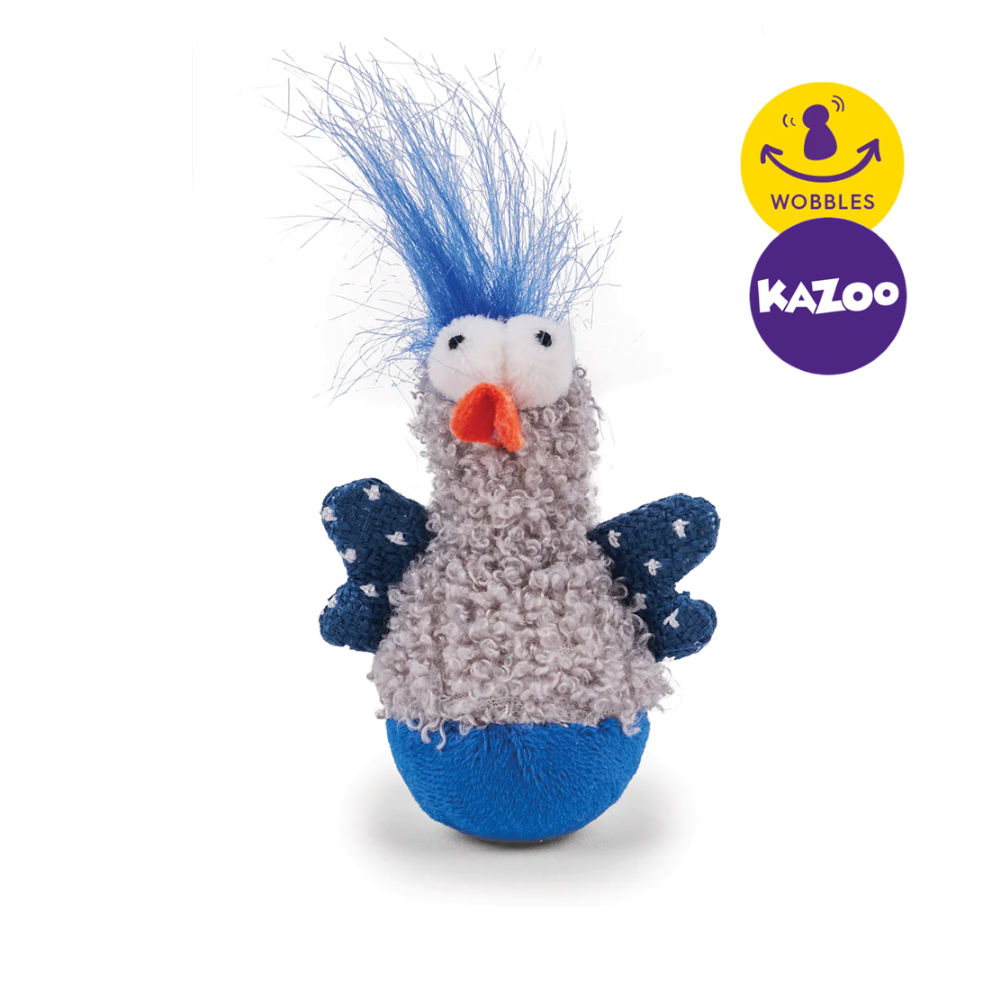 Kazoo Wobble Duck Cat Toy