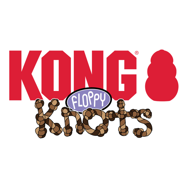 KONG Floppy Knots Bunny Dog Toy