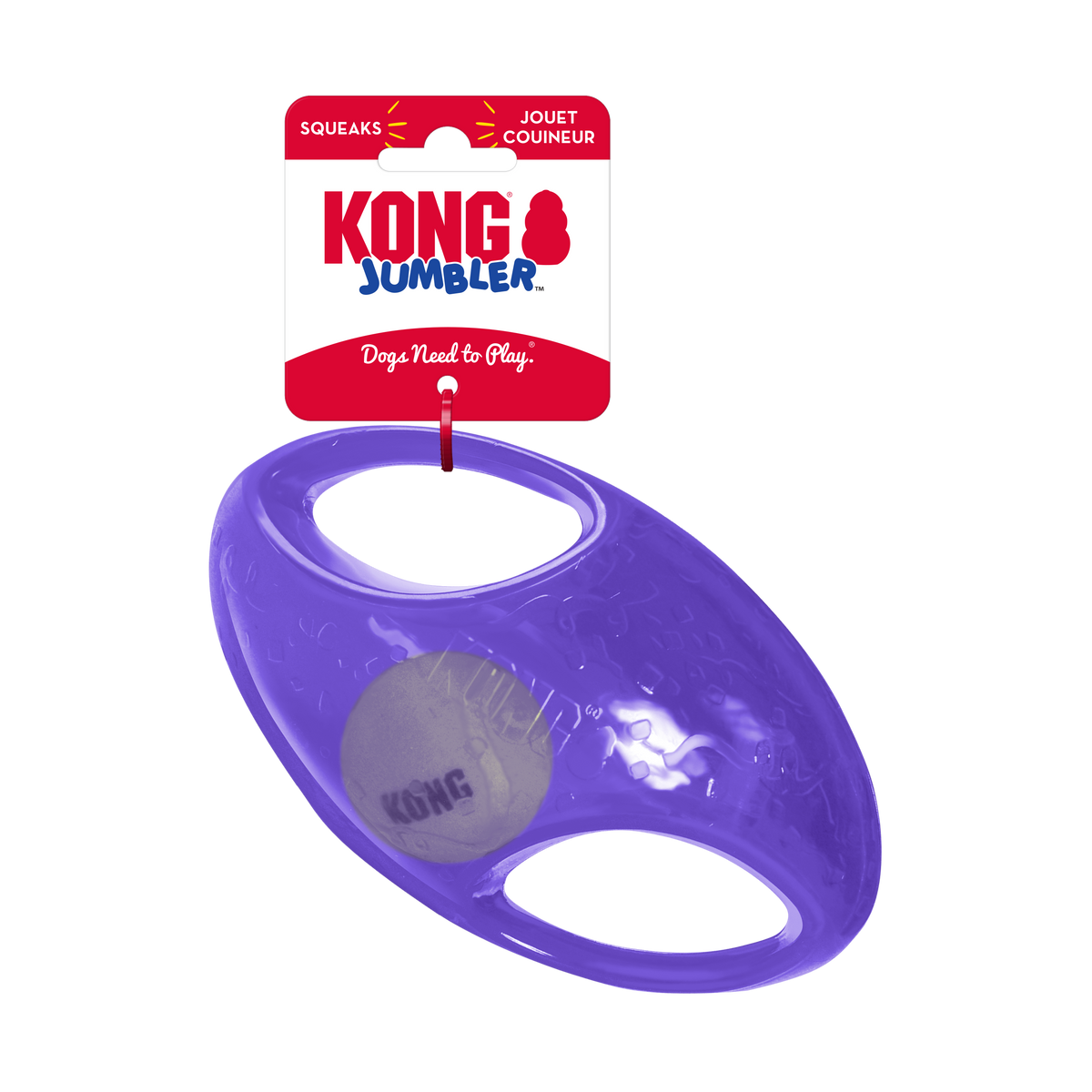KONG Jumbler Football Dog Toy