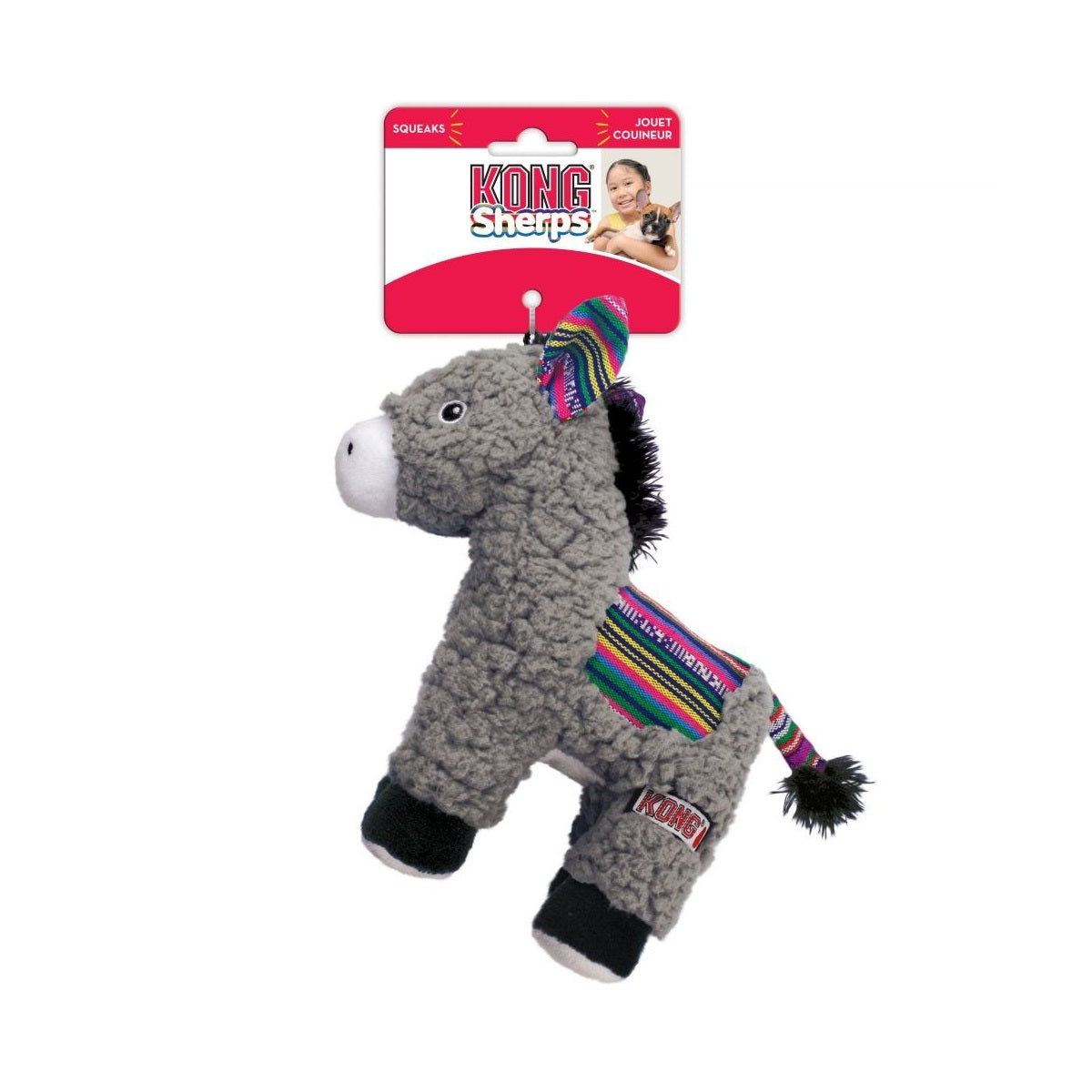 KONG Sherps Donkey Dog Toy