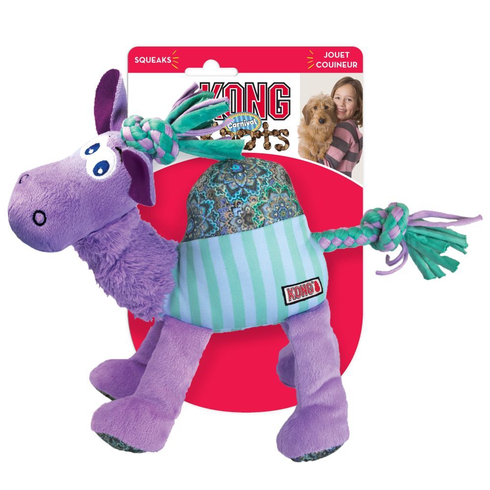 Kongs Knots Carnival Camel Plush Dog Toy