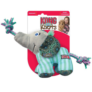 Kongs Knots Carnival Elephant Plush Dog Toy