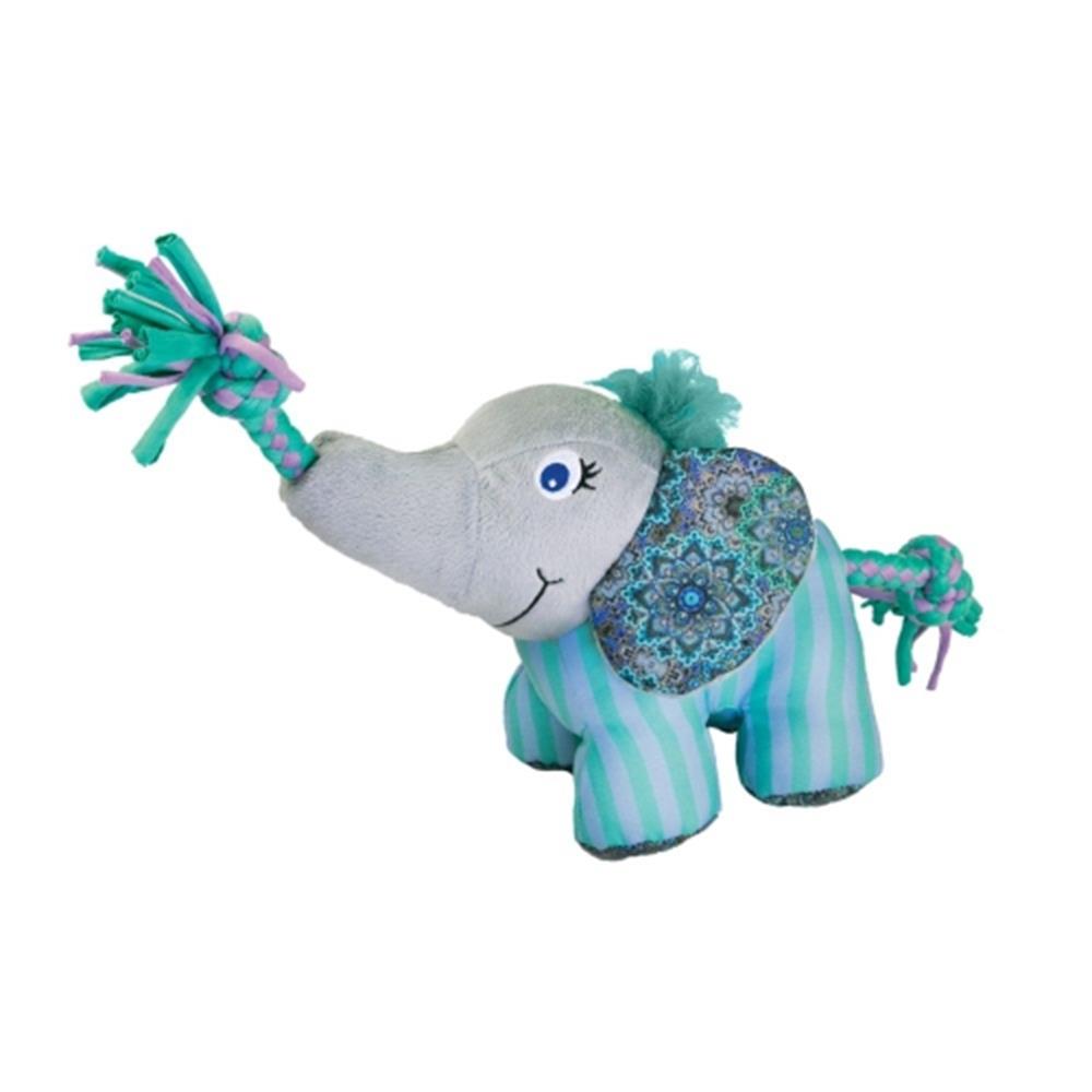 Kongs Knots Carnival Elephant Plush Dog Toy