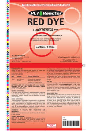 Reactor Red Liquid Spray Marker Dye