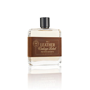 Tru Western Mens Leather Vintage Label No.1 Private Reserve Eau De Cologne