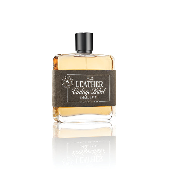 Tru Western Mens Leather Vintage Label No.2 Small Batch Eau De Cologne