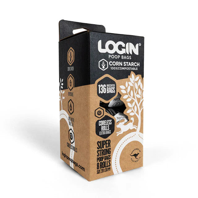 LOGIN Compostable Poo Bags