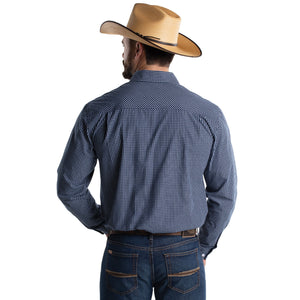 Just Country Mens Austin Full Button Print Workshirt