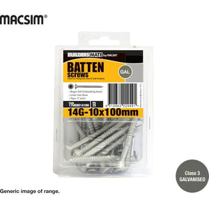 Macsim Batten Screws Galvanised 14G 25pk