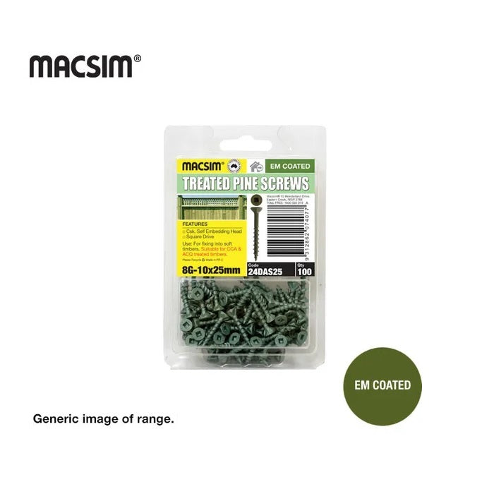 Macsim Chipboard Screws 8G