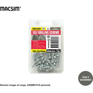 Macsim Self Drilling Screws Galvanised 10G