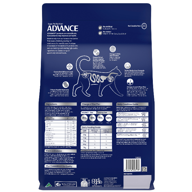 Advance Dry Cat Adult Healthy Ageing Chicken