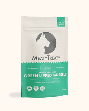 Meaty Treaty Green Lip Mussel Freeze Dried Dog Treats