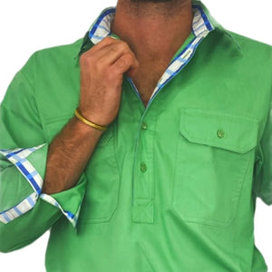 Antola Trading Bryce - Mens Half Button Shirt