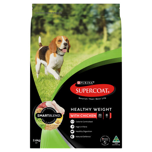 Supercoat Adult Healthy Weight Chicken Dry Dog Food