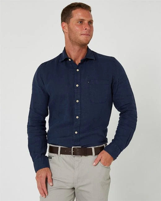 Pilbara Men's Linen L/S Shirt