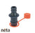 Neta Barb X 12mm Click-on Joiner with Bug Cap