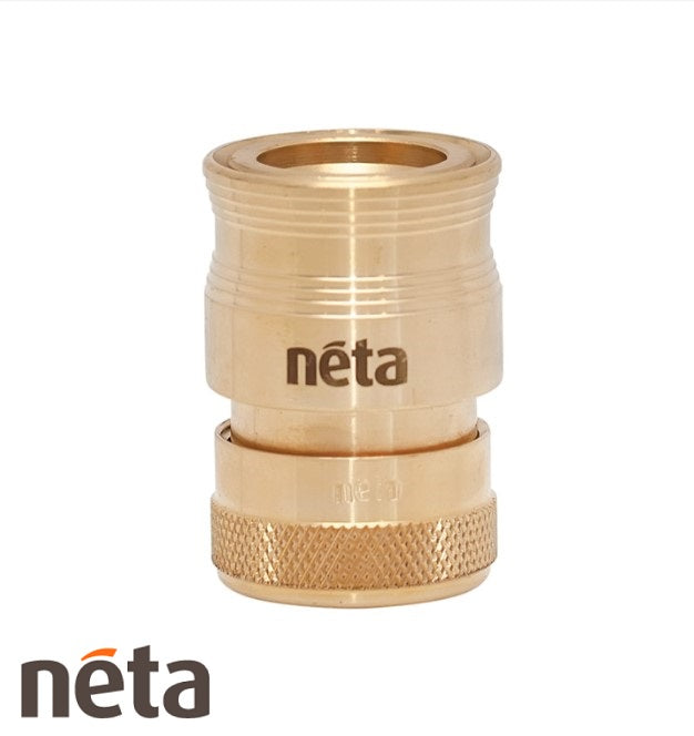 Neta Brass 12mm EZ Hose Connector