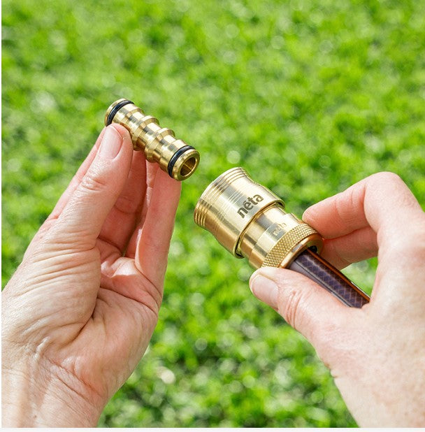 Neta Brass 12mm EZ Hose Connector