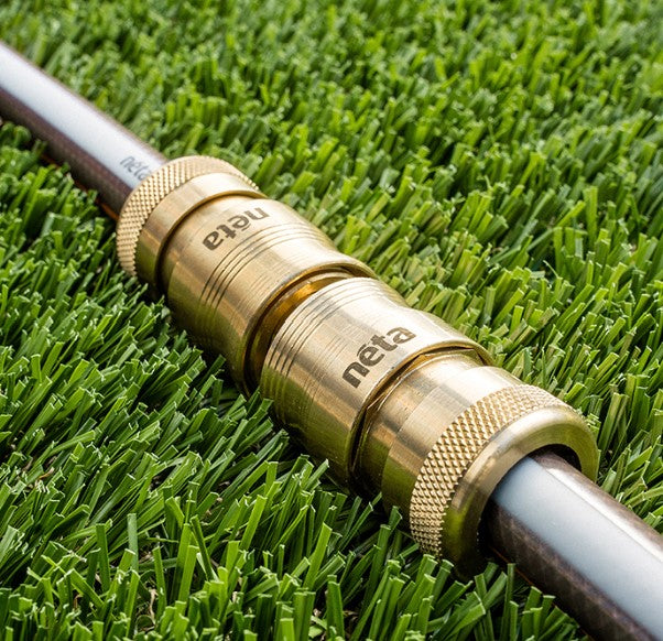 Neta Brass 12mm Hose Coupler 2 End