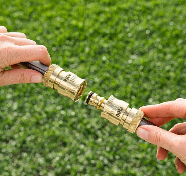 Neta Brass 12mm Hose Coupler 2 End