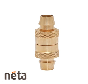 Neta Brass 12mm Screw Hose Joiner