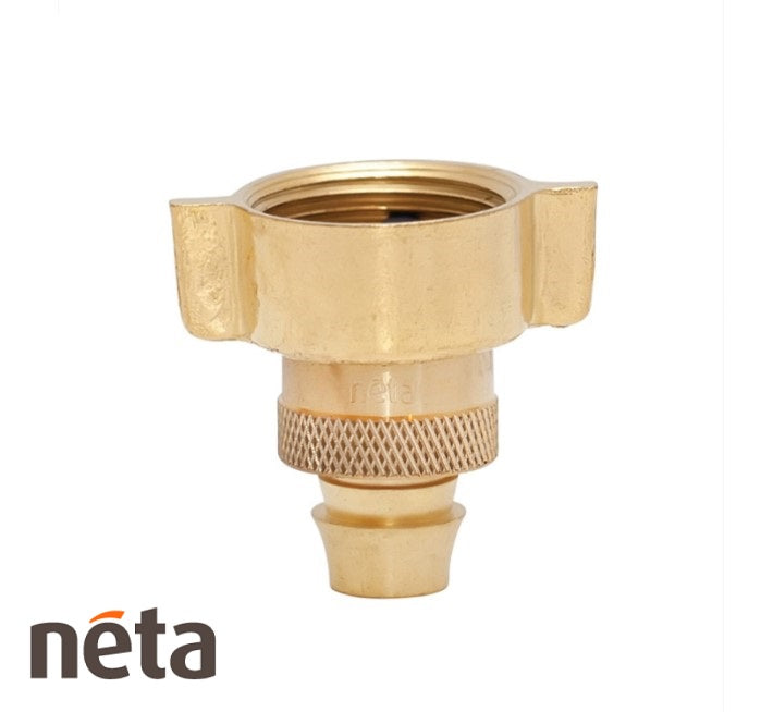 Neta Brass 12mm Screw On Tap Adaptor