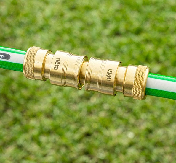 Neta Brass 18mm 2 End Hose Coupler