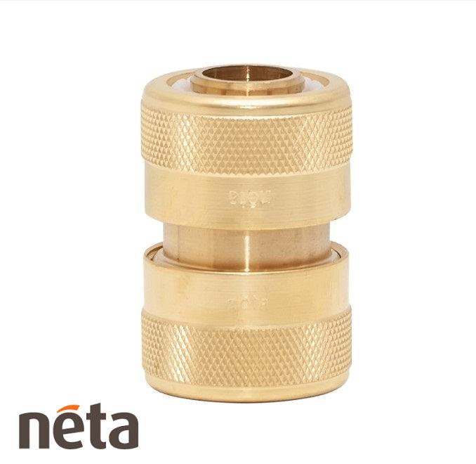 Neta Brass 18mm EZ Hose Joiner