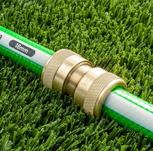 Neta Brass 18mm EZ Hose Joiner