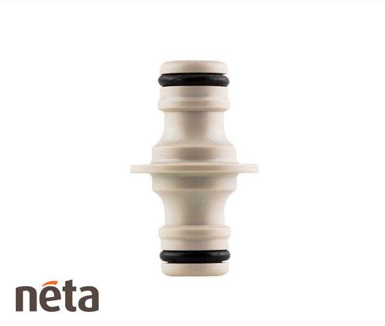 Neta Plastic 12mm Hose Coupler 2 End