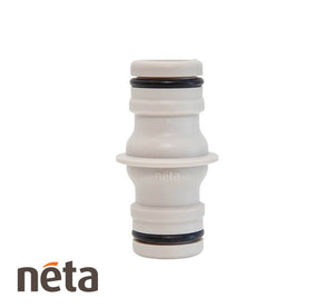 Neta Plastic 18mm Hose Coupler 2 End