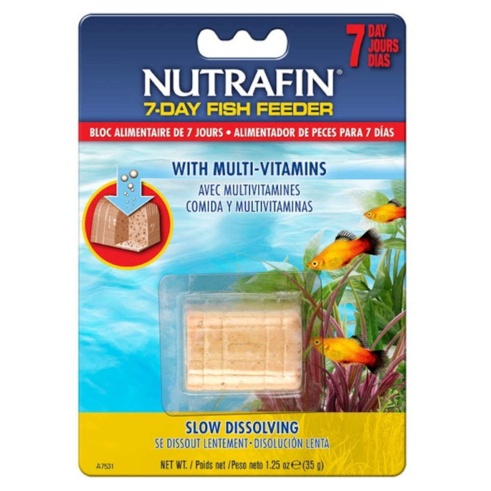 Nutrafin 7 Day Fish Feeder Holiday Food Block