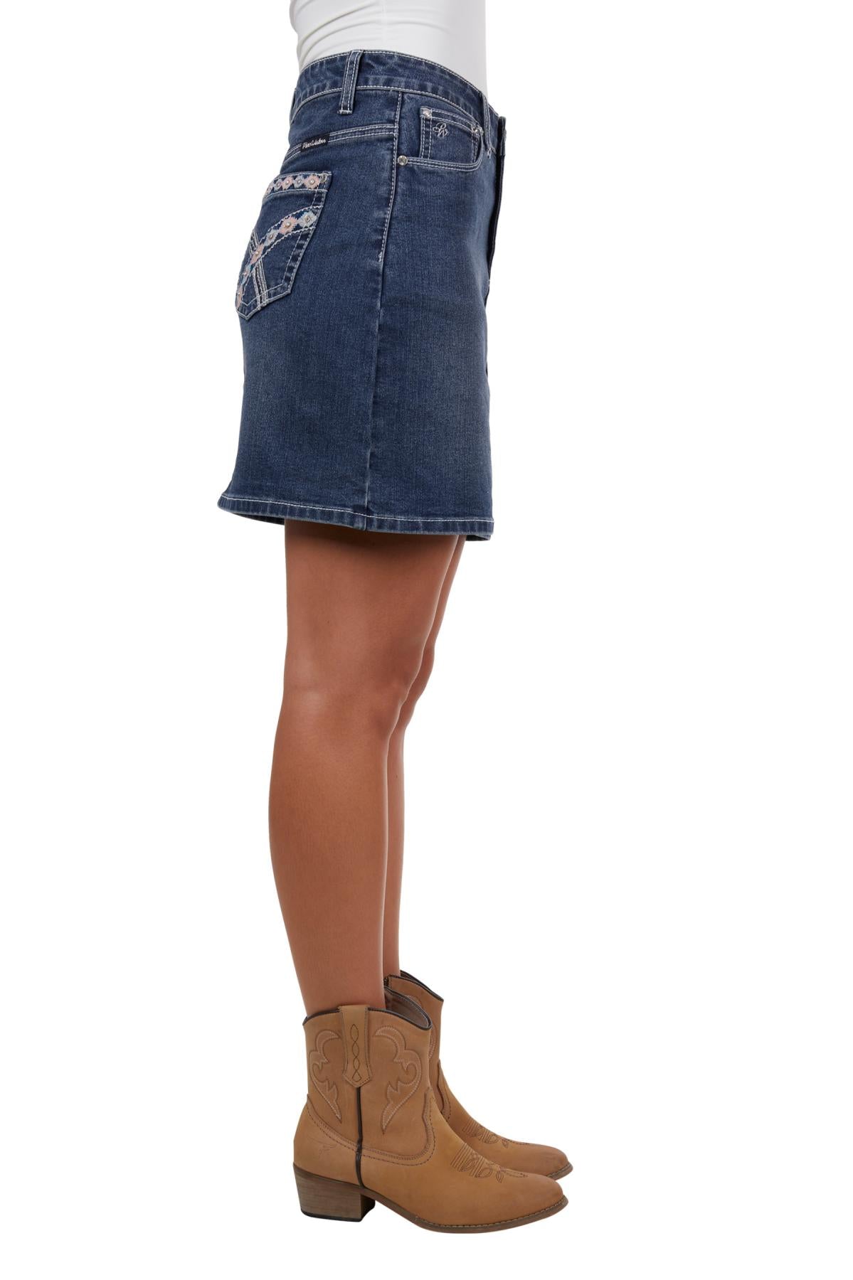Pure Western Davina Denim Skirt