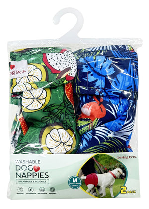 Washable Dog Nappies 2 Pack