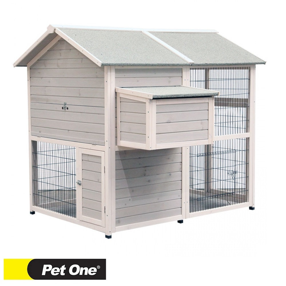 Pet One Chicken House Timber Two Storey