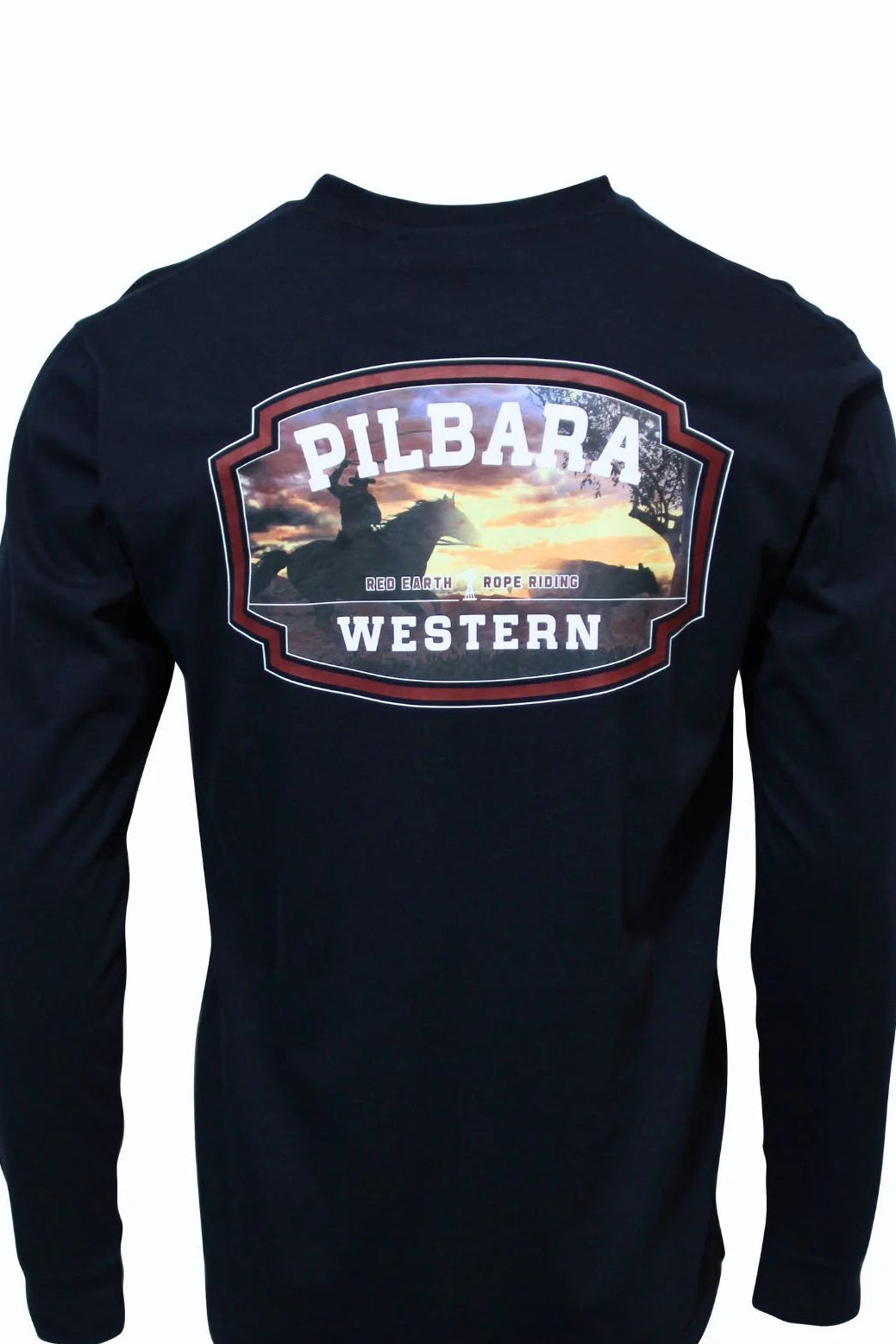 Pilbara Mens Rope Riding Long Sleeve T-Shirt